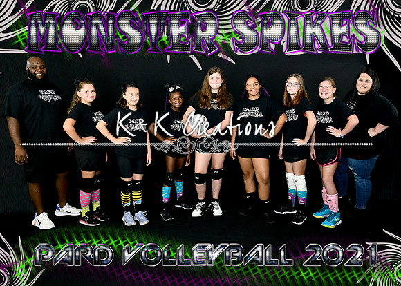 5x7 10-12 monster spikes team
