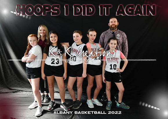 5x7 g 9-10 hoops i did it again team