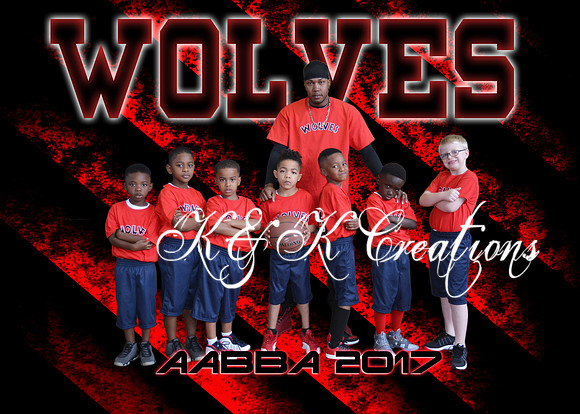 5x7 WOLVES TEAM AABBA 2017