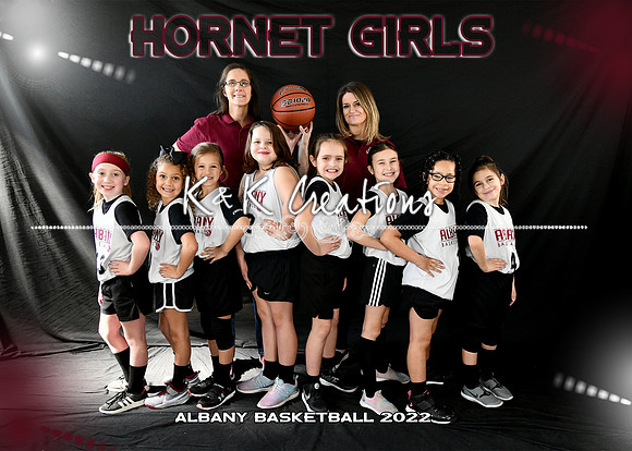 5x7 girls 7-8hornet girls team