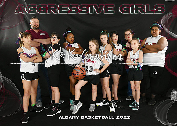 5X7 9-10 AGGRESSIVE GIRLS TEAM