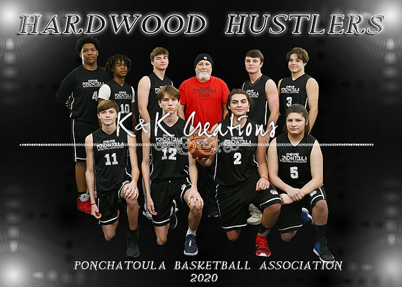 5X7 15-18 BOYS HARDWOOD HUSTLERS TEAM