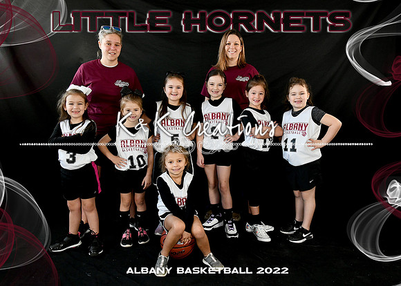 5X7 G 4-6 LITTLE HORNETS TEAM