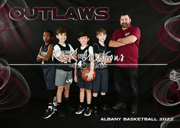 5X7 B 11-12 OUTLAWS TEAM