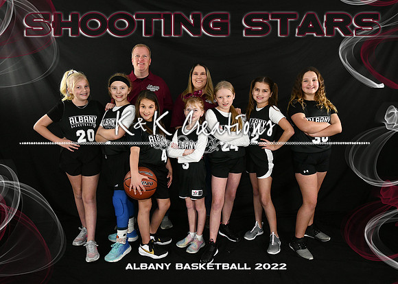 5X7 GIRLS 9-10 SHOOTING STARS TEAM
