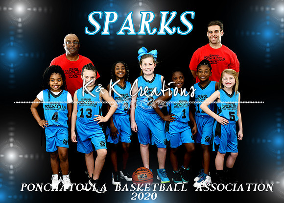 5X7 7-8 GIRLS SPARKS TEAM