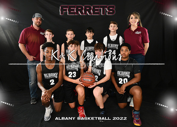 5X7 BOYS 13+-14 FERRETS TEAM