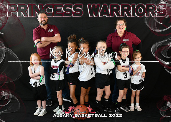 5X7 G 4-6 PRINCESS WARRIORS TEAM