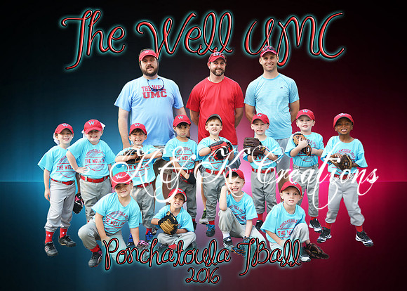 The Well TBALL 5x7 team