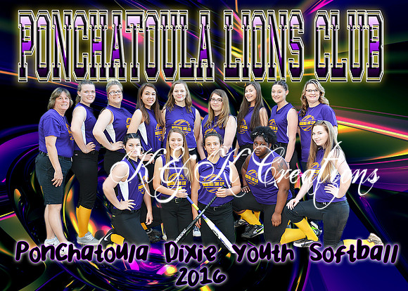 5X7 PONCHY LIONS CLUB 13-18G TEAM