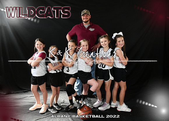 5x7 girls 7-8 wildcats team