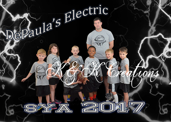 5x7 DEPAULAS ELECTRIC TEAM