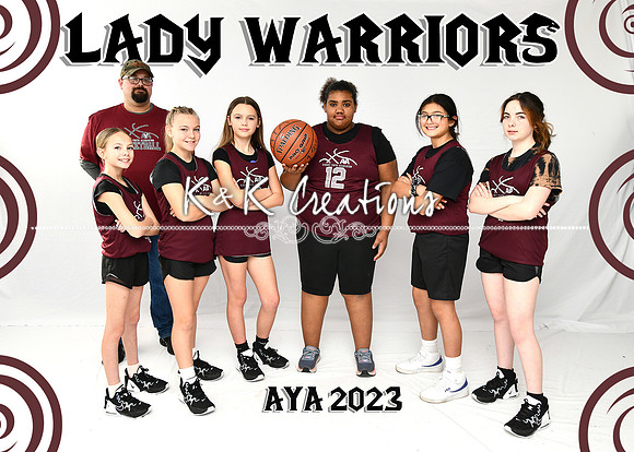 5X7 G11-13 LADY WARRIORS DJ
