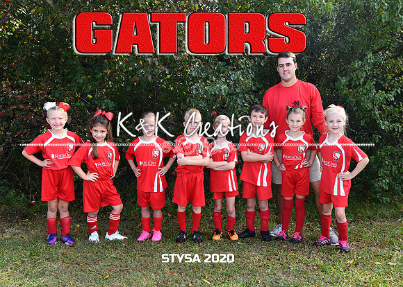 5X7 7U GATORS COACH MICHAEL TEAM