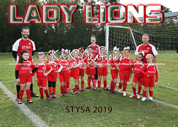 5X7 LADY LIONS MCGOEY TEAM
