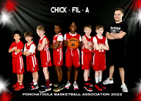 5x7 9-10 Boys CHICK FIL A team