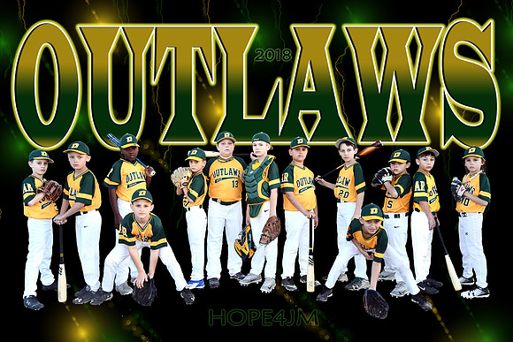 4X6 OUTLAWS BANNER