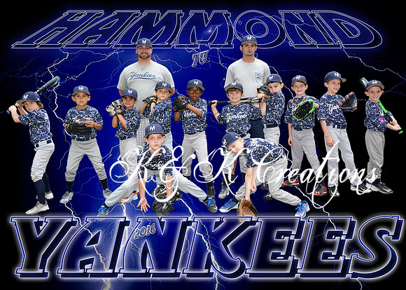 5X7 TEAM PICTURE YANKEES