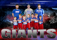 5X7 GIANTS 4-5 FOOTBALL TEAM