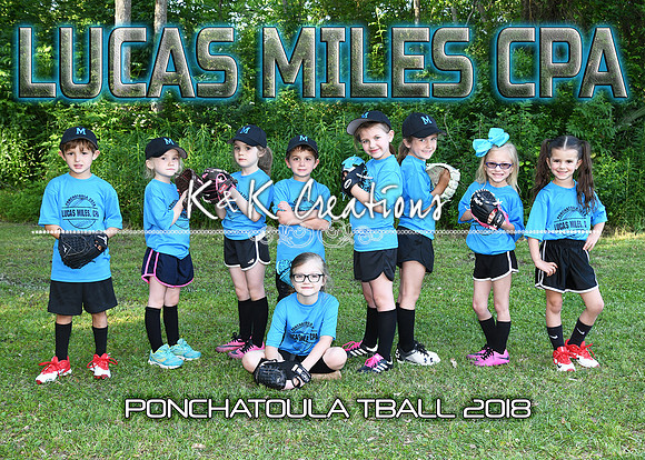 5x7 TBALL LUCAS MILES CPA TEAM