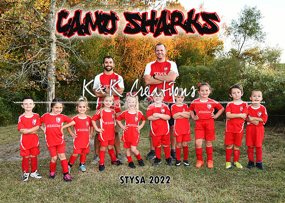5X7 CAMO SHARKS MATTHEW TEAM