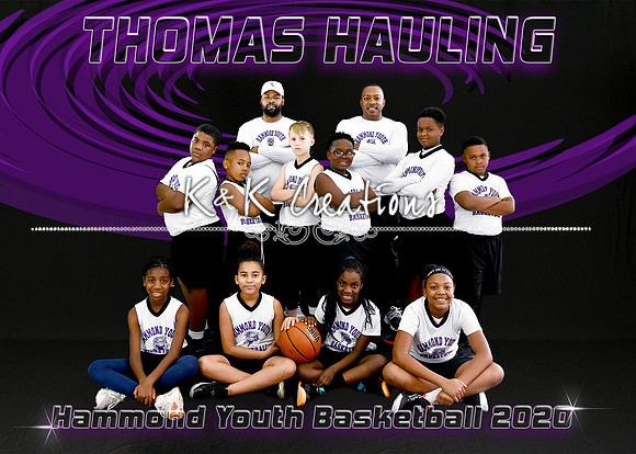 5X7 9-10 THOMAS HAULING TEAM