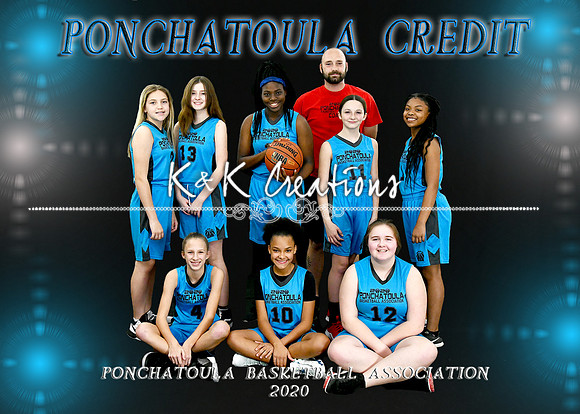 5X7 12-18 GIRLS PONCHATOULA CREDIT TEAM