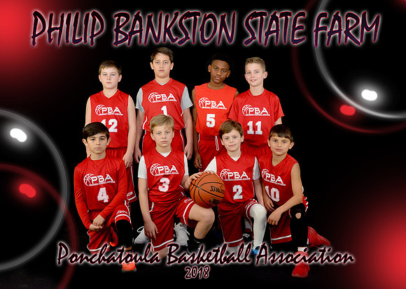 5X7 PHILIP BANKSTON STATE FARM 9-10B TEAM