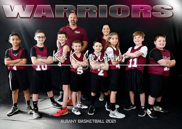 5x7 boys 8-9 #2 warriors sharp team