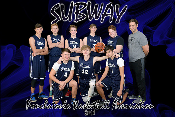 8X12 SUBWAY 15-18B TEAM