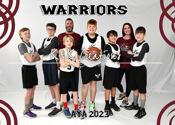 5X7 B11-12 WARRIORS FALEN