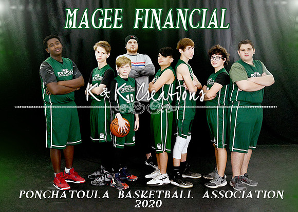 5X7 13-14 BOYS MAGEE FIANCIAL TEAM
