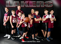 5X7 BOYS 10-11 #3 LAKERS TEAM