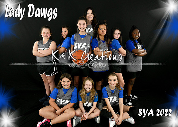 5x7 team 19 Lady Dawgs