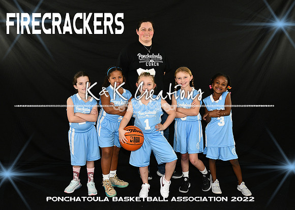 5x7 5-6 girls firecrackers - coach julie team