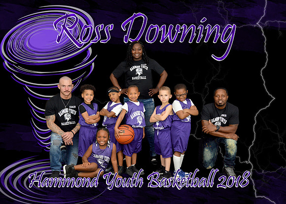 5X7 ROSS DOWNING KHRESSA ATKINS 5-6 TEAM