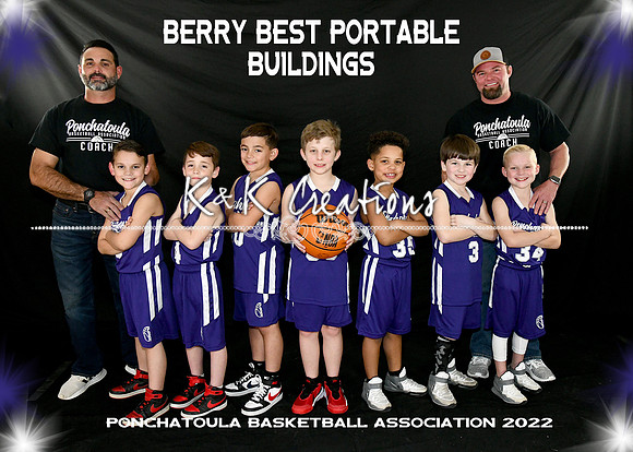 5x7 7-8 boys BERRY BEST PORTABLE BLDGS TEAM