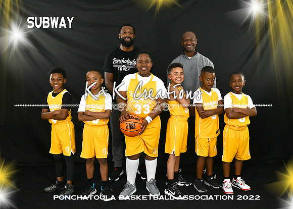 5x7 7-8 boys subway team