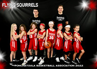 5X7 7-8 GIRLS FLYING SQUIRRELS TEAM