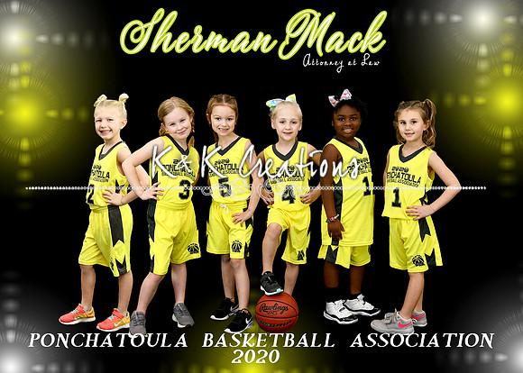 5X7 5-6 GIRLS SHERMAN MACK TEAM