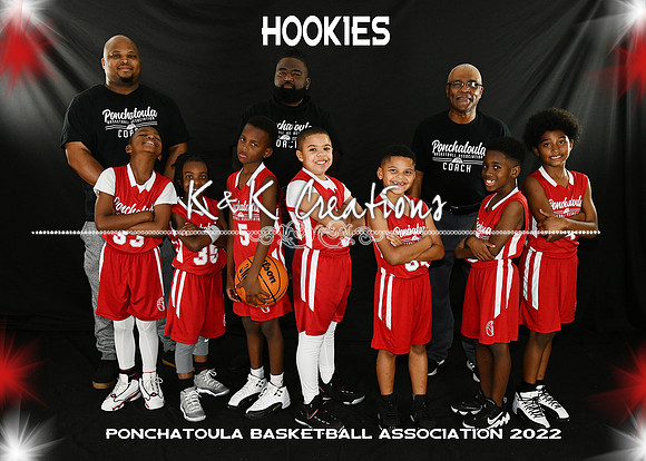 5x7 7-8 boys HOOKIES TEAM
