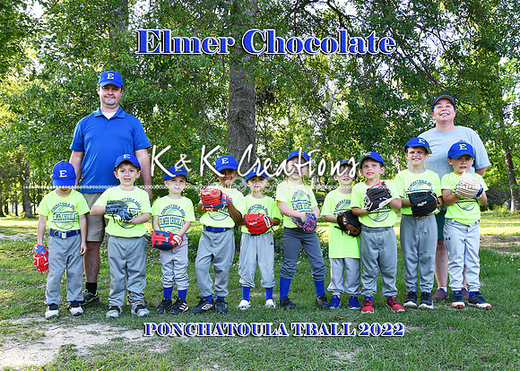 5x7 tball elmer chocolate team