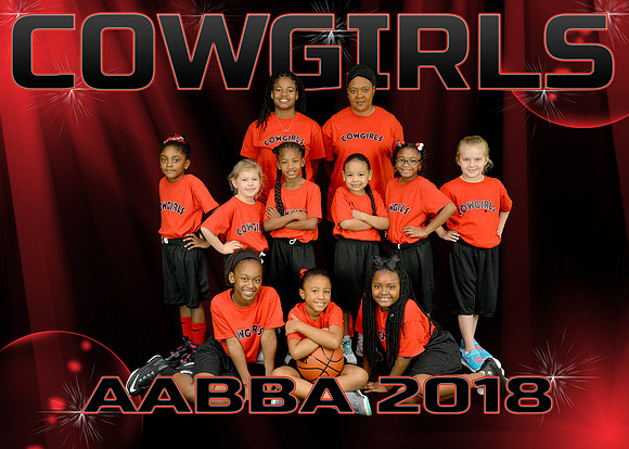 5X7 COWGIRLS AABBA TEAM