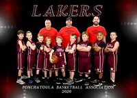 5X7 7-8 BOYS LAKERS TEAM