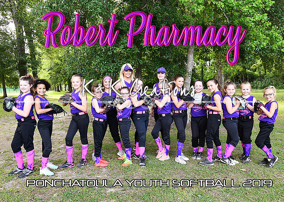 5x7 Girls 9-10 Robert Pharmacy Team