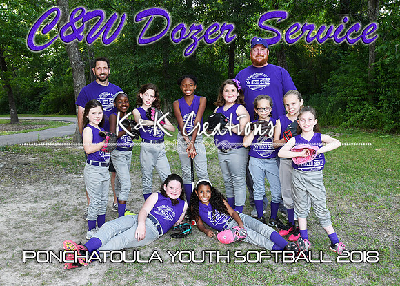 5x7 9-10Girls c&w dozer team