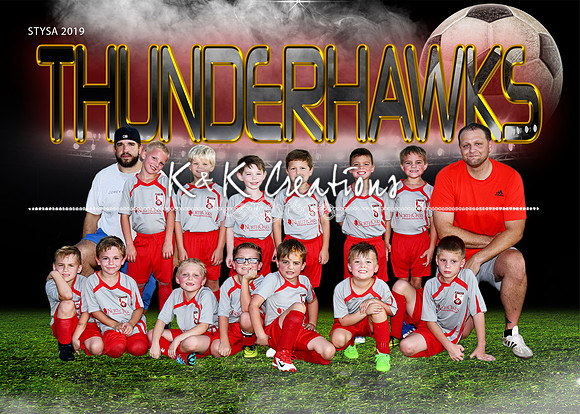 5X7 6U JOSH WHITE THUNDERHAWKS TEAM