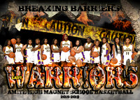 5X7 AMITE LADY WARRIOR BASKETBALL TEAM