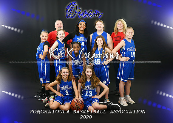 5X7 9-11 GIRLS DREAM TEAM