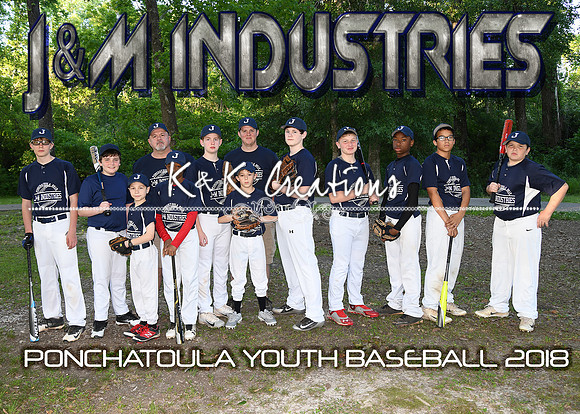 5x7 13-14b j&m industries team